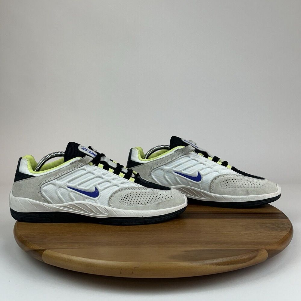 Mens Nike SB Vertebrae Summit White Persian Violet Sneakers Shoes Size 9.5 D GUC